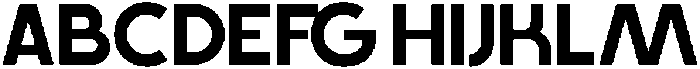 Telcian Medium ttf (500) Font UPPERCASE