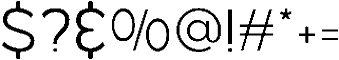 Telcian Thin ttf (100) Font OTHER CHARS