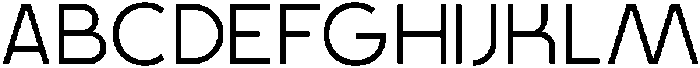 Telcian Thin ttf (100) Font UPPERCASE