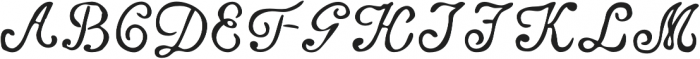 Telegdi Old Style Script otf (400) Font UPPERCASE