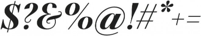 Telemaque FY Black Italic otf (900) Font OTHER CHARS