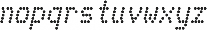 Telidon Bold Italic otf (700) Font LOWERCASE