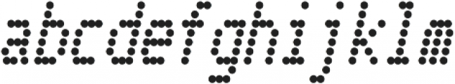 Telidon Condensed Bold Italic otf (700) Font LOWERCASE