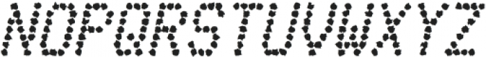 Telidon Ink Bold Italic otf (700) Font UPPERCASE