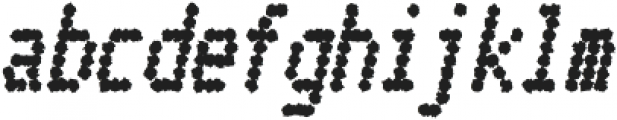 Telidon Ink Condensed Heavy Italic otf (800) Font LOWERCASE