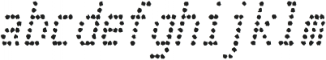 Telidon Ink Condensed Italic otf (400) Font LOWERCASE