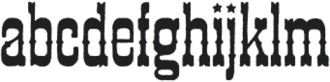 Telluride Rough otf (400) Font LOWERCASE