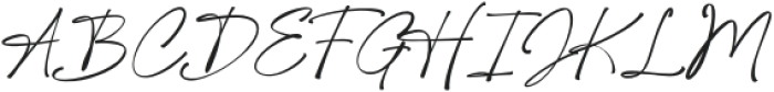Telmiga Signature Regular otf (400) Font UPPERCASE