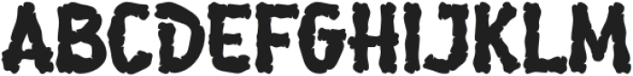 TelonkQanter-Regular otf (400) Font UPPERCASE