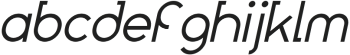 Templare Italic otf (400) Font LOWERCASE