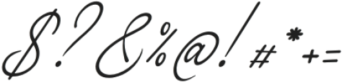 Temporal Hidden Italic otf (400) Font OTHER CHARS