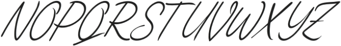 Temporal Hidden Italic otf (400) Font UPPERCASE