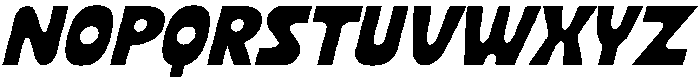 Tencha Italic otf (400) Font UPPERCASE