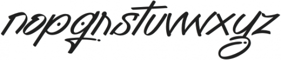 Tendencies otf (400) Font LOWERCASE