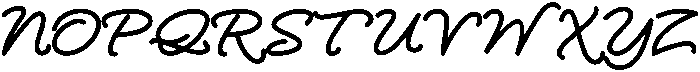 Tender Blossom otf (400) Font UPPERCASE