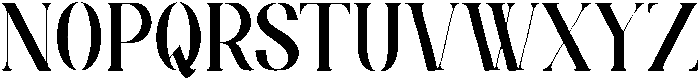 Tenebra Templar otf (400) Font UPPERCASE