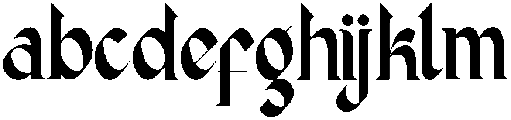 Tenebra Templar otf (400) FONT