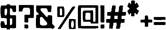Tension Curve Regular otf (400) Font OTHER CHARS