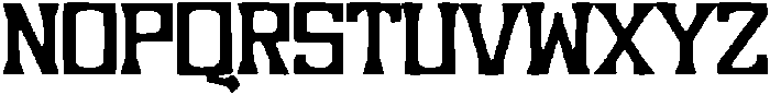 Tension Curve Regular otf (400) Font UPPERCASE