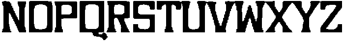 Tension Curve Regular otf (400) Font LOWERCASE