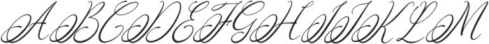 Teofandin Levantamy Italic otf (400) Font UPPERCASE