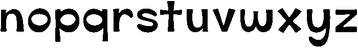 Tequila Regular otf (400) Font LOWERCASE