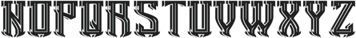 Tequila02 Inline And Shadow otf (400) Font LOWERCASE