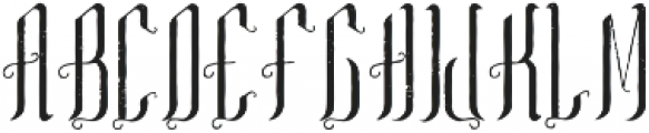 TequilaFont Aged otf (400) Font UPPERCASE