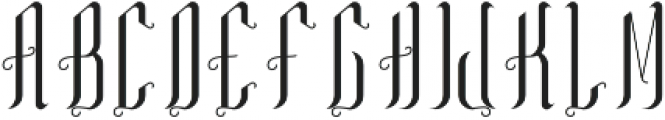 TequilaFont Regular otf (400) Font LOWERCASE