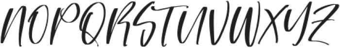 Teracota Strokes otf (400) Font UPPERCASE