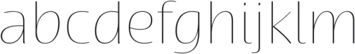 Terfens Contrast Ext Thin otf (100) Font LOWERCASE