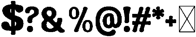 Terraline Regular otf (400) Font OTHER CHARS
