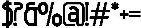 Terrano-Regular otf (400) Font OTHER CHARS