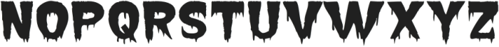 Terrify Display otf (400) Font LOWERCASE