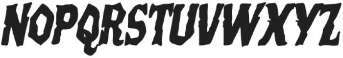 Terror In The Crypt Oblique otf (400) Font UPPERCASE