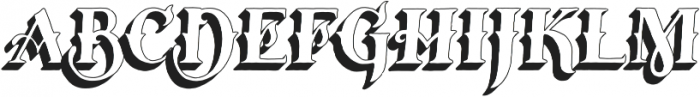 Tervia Shadow2 otf (400) Font LOWERCASE