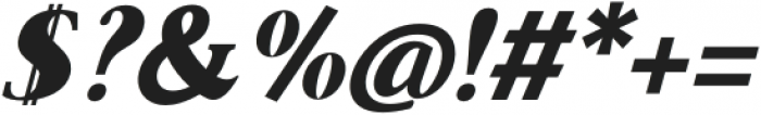 Tesson Black Italic otf (900) Font OTHER CHARS