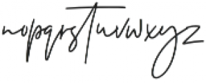 Testudo Signature otf (400) Font LOWERCASE
