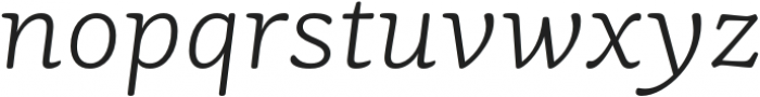 Testun ExtraLight Italic otf (200) Font LOWERCASE