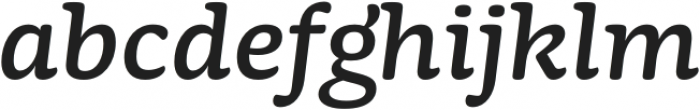 Testun Italic otf (400) Font LOWERCASE