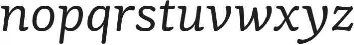 Testun Light Italic otf (300) Font LOWERCASE