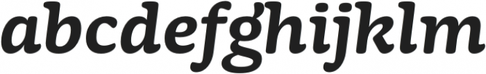 Testun SemiBold Italic otf (600) Font LOWERCASE