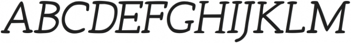 Tex Writer SemiBold Italic otf (600) Font UPPERCASE