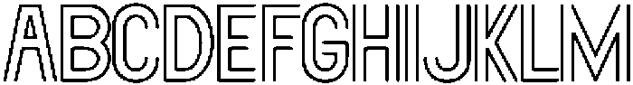 Texar Stencil otf (400) Font UPPERCASE