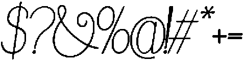 Texar otf (400) Font OTHER CHARS