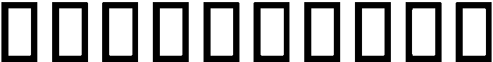Texas Licese Plate Old Regular ttf (400) Font OTHER CHARS