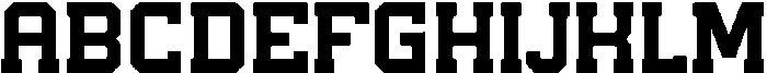 Texas Slab otf (400) Font UPPERCASE