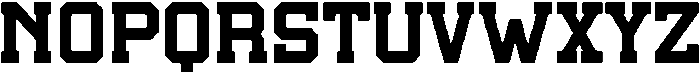 Texas Slab otf (400) Font LOWERCASE