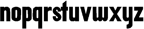 Texas otf (400) Font LOWERCASE