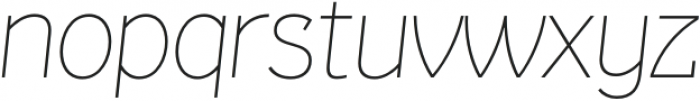 Texicali Alt X Thin Italic otf (100) Font LOWERCASE